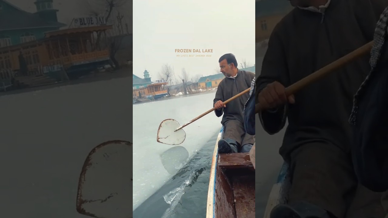 Kashmir in Winter | Frozen Dal Lake | Heaven on Earth | Frozen Dal Lake's Winter Magic | #Kashmir