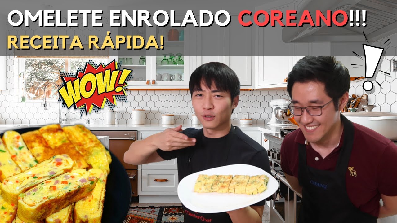 OMELETE ENROLADO #COREANO | RECEITA RÁPIDA | COREANOS MIB