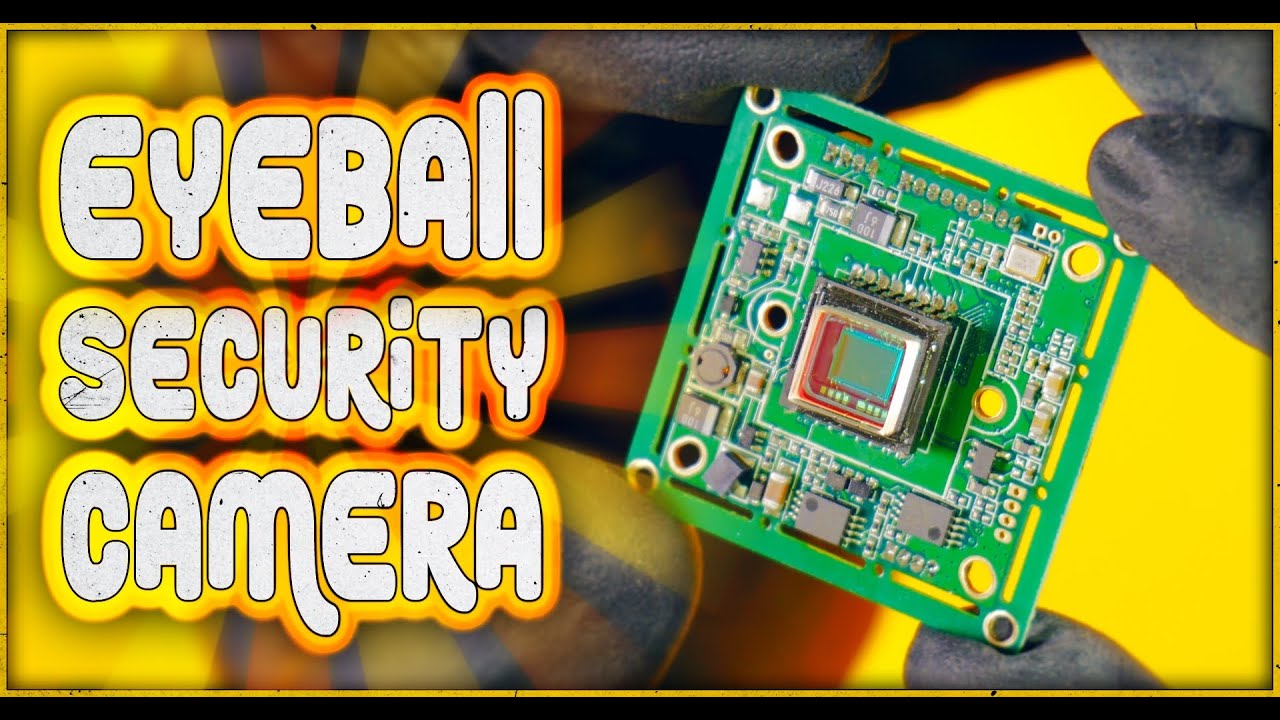 What's Inside a Eyeball Security Camera? - Taking Stuff Apart (ASMR) Teardown!