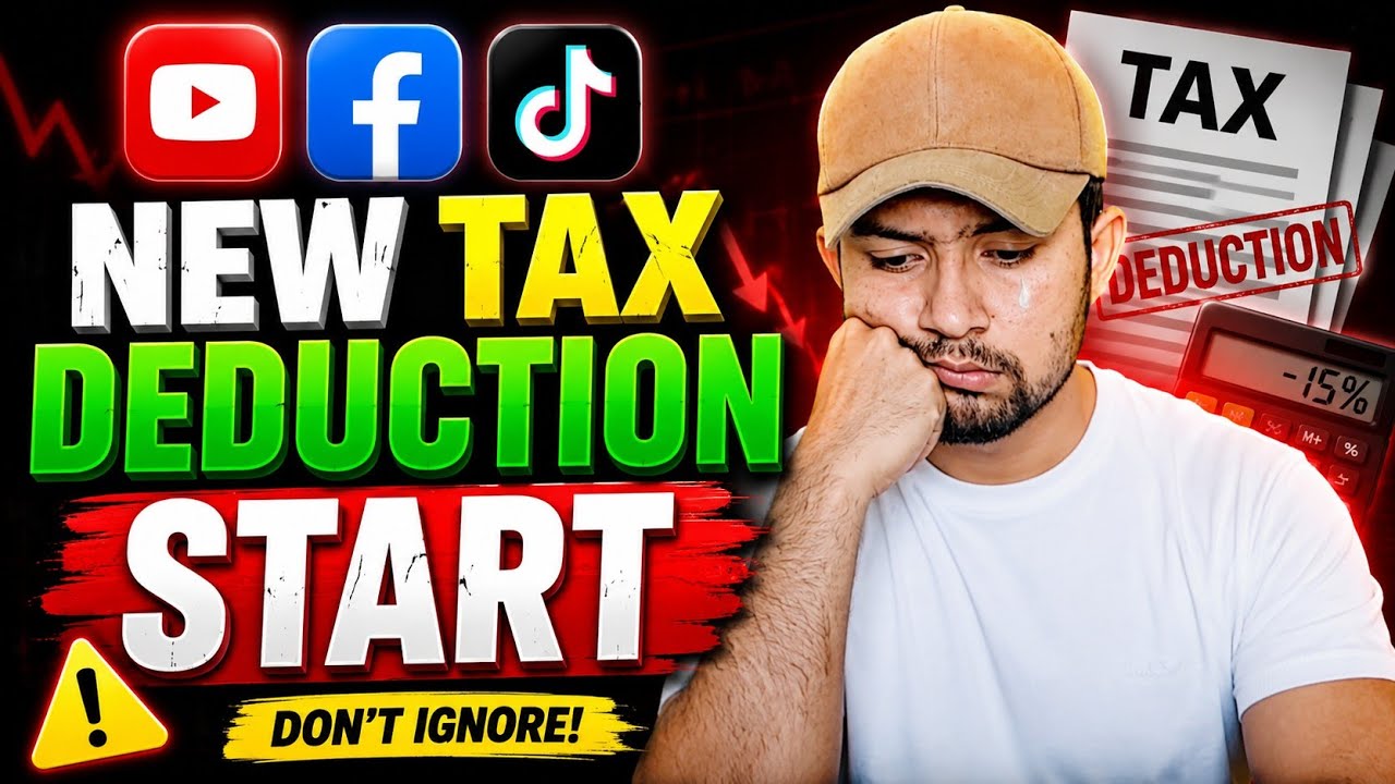 New 10% Social Media Earning Tax EXPLAINED