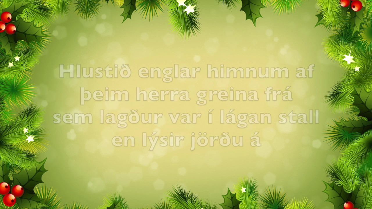 Forðum í bænum Betlehem - karaoke