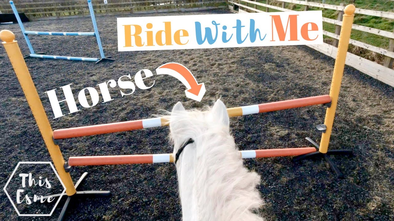 Horse Ride with Me + Get Ready, Groom and Tack Up for Showjumping | This Esme