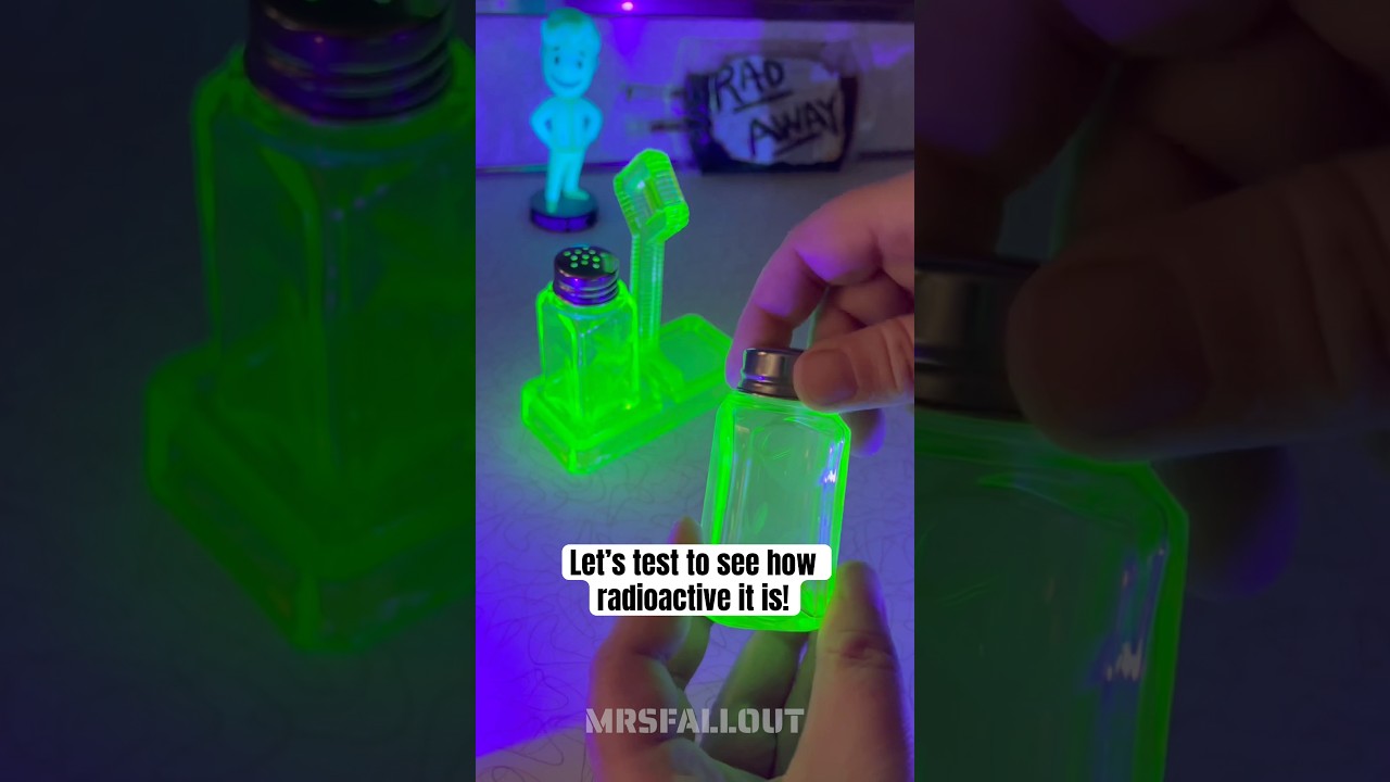 RADIOACTIVE SALT & PEPPER SHAKERS FOUND AT A THRIFT STORE!