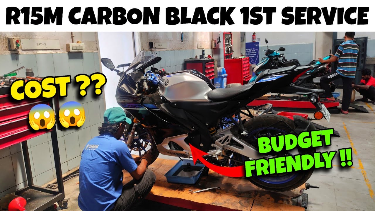R15M 2024 First Service done ✅ Itta budget friendly kaise ? 😱 r15 motovlog ❤️