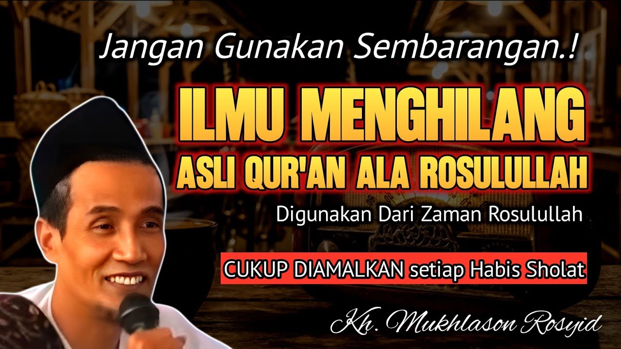 Banyak yang Tidak Percaya! Ternyata Ada Ilmu Menghilang Sejak Zaman Rasulullah – Gus Son