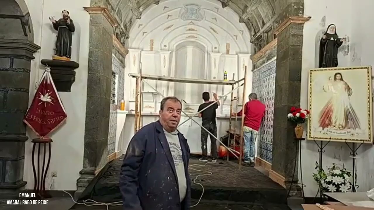 ALTAR PINTURA E DOURAR SÃO SEBASTIÃO EM JANEIRO 2026  continua 2 parte