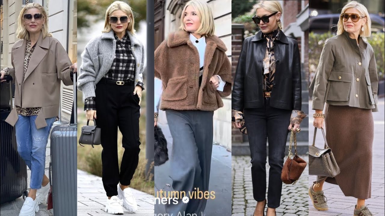 Natural Older Women OVER 50  | NewTrends Fashion For Women |winter/winter ☃️ ❄️ FallFashion 2026