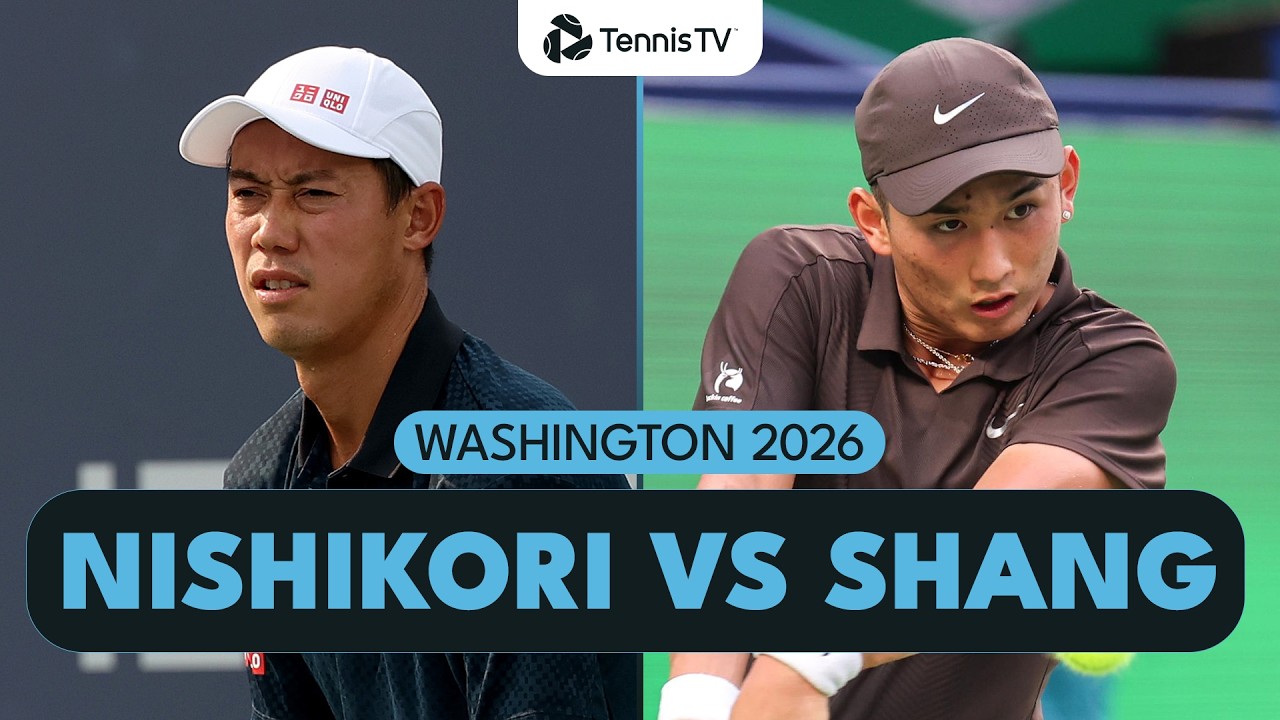 2015 Champ Kei Nishikori Faces Jerry Shang 👀 | Washington 2026 Highlights