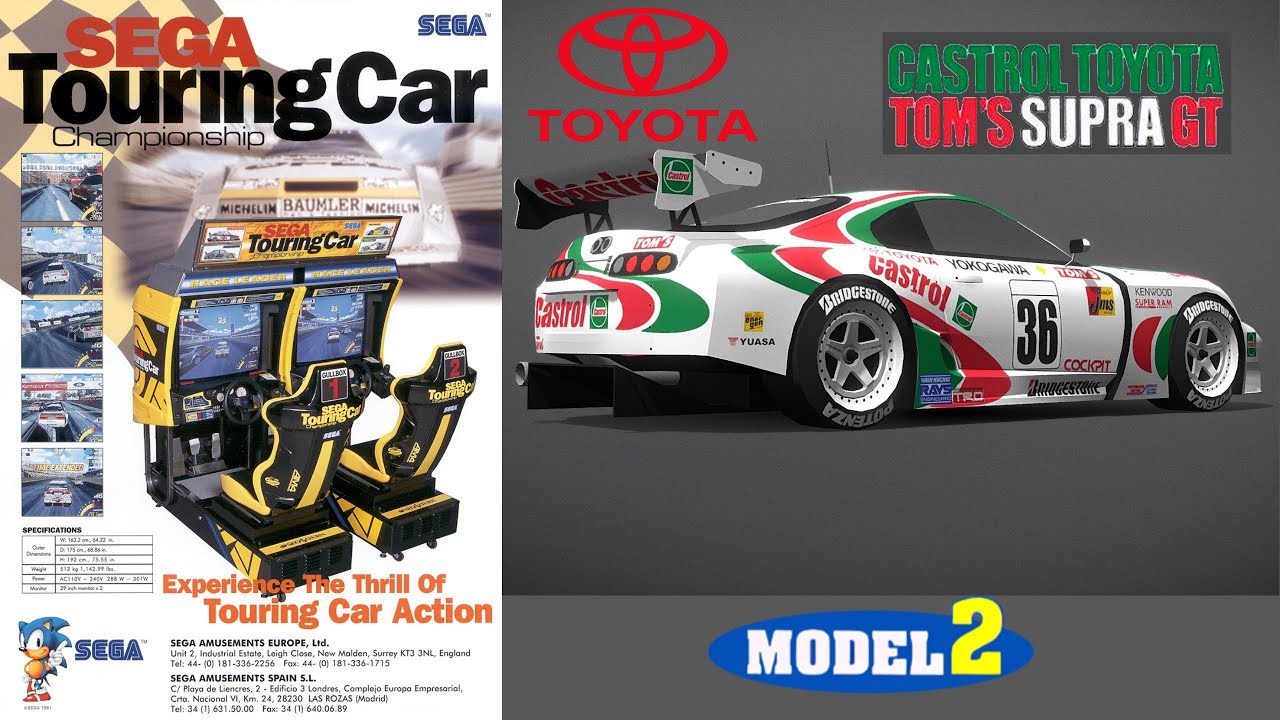 Sega Touring Car Championship (Arcade) - Toyota Supra (1cc) (feat. SEGA SOUND)