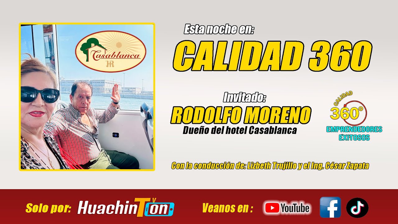 Nos acompaña Rodolfo Moreno, la mente maestra detrás del Hotel Casablanca.