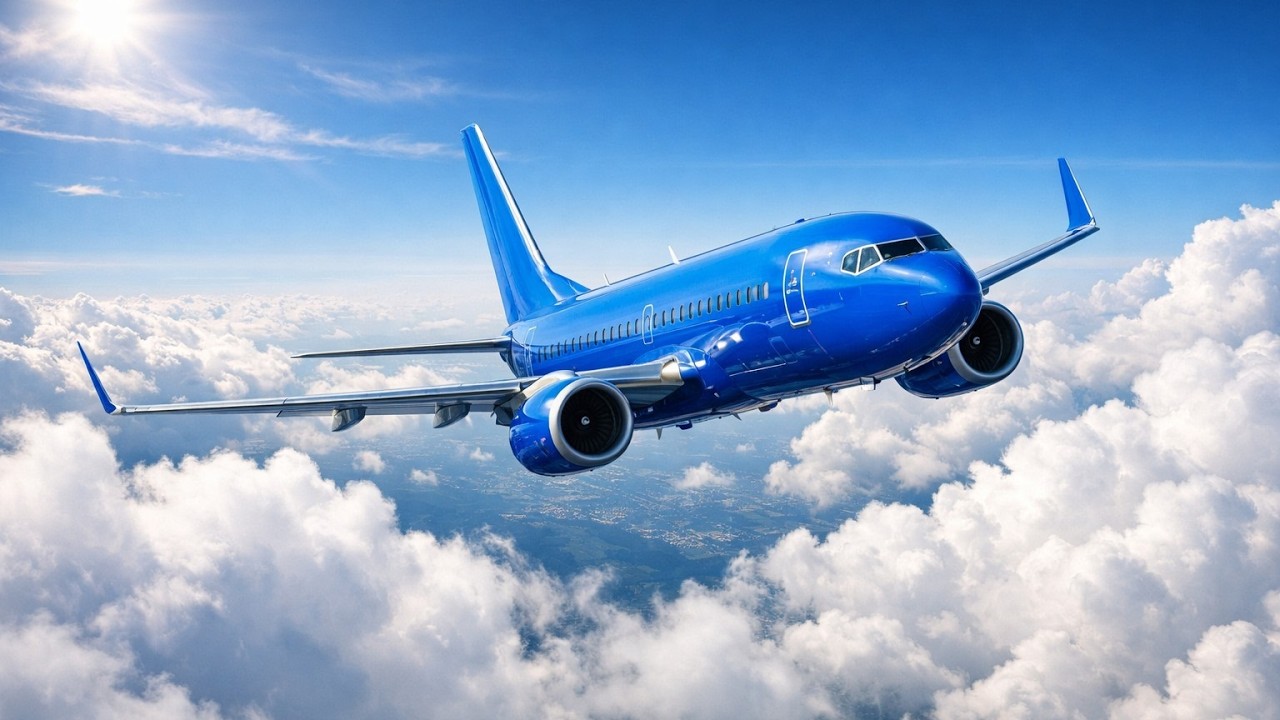 Perfect Landing at International Airport
