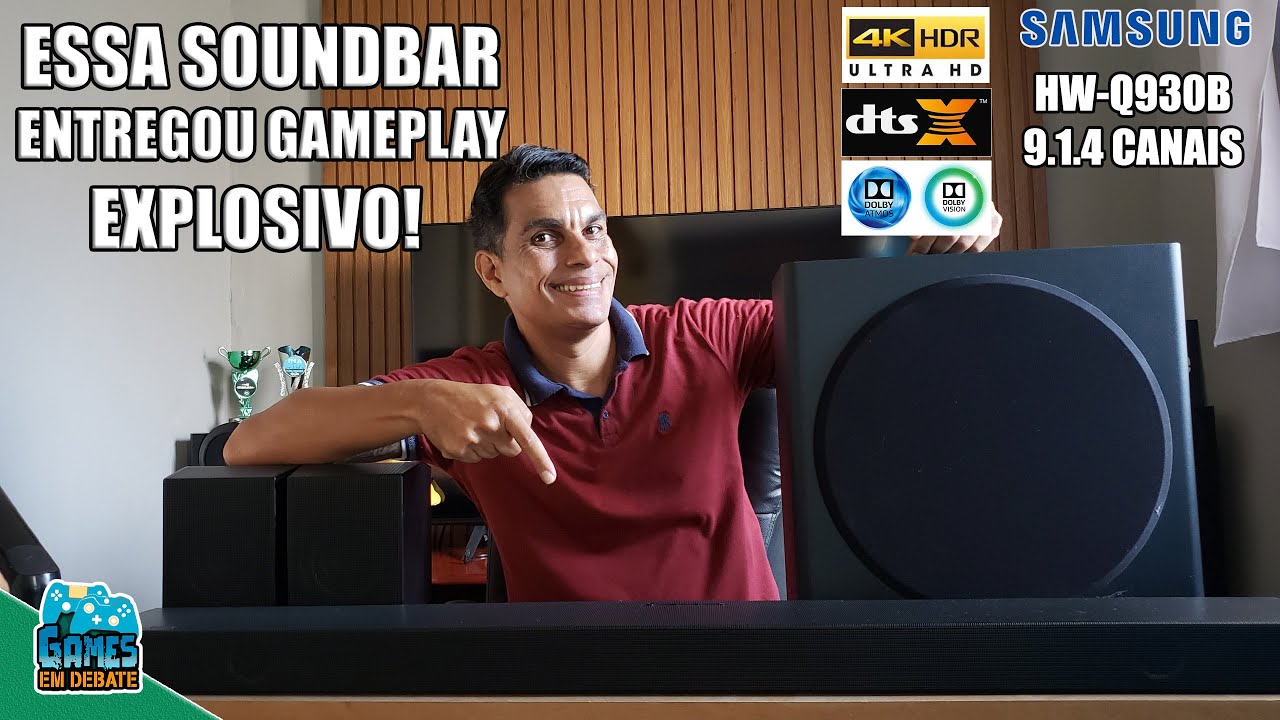 Samsung Q930 9.1 4 Incrível no PS5 e Xbox