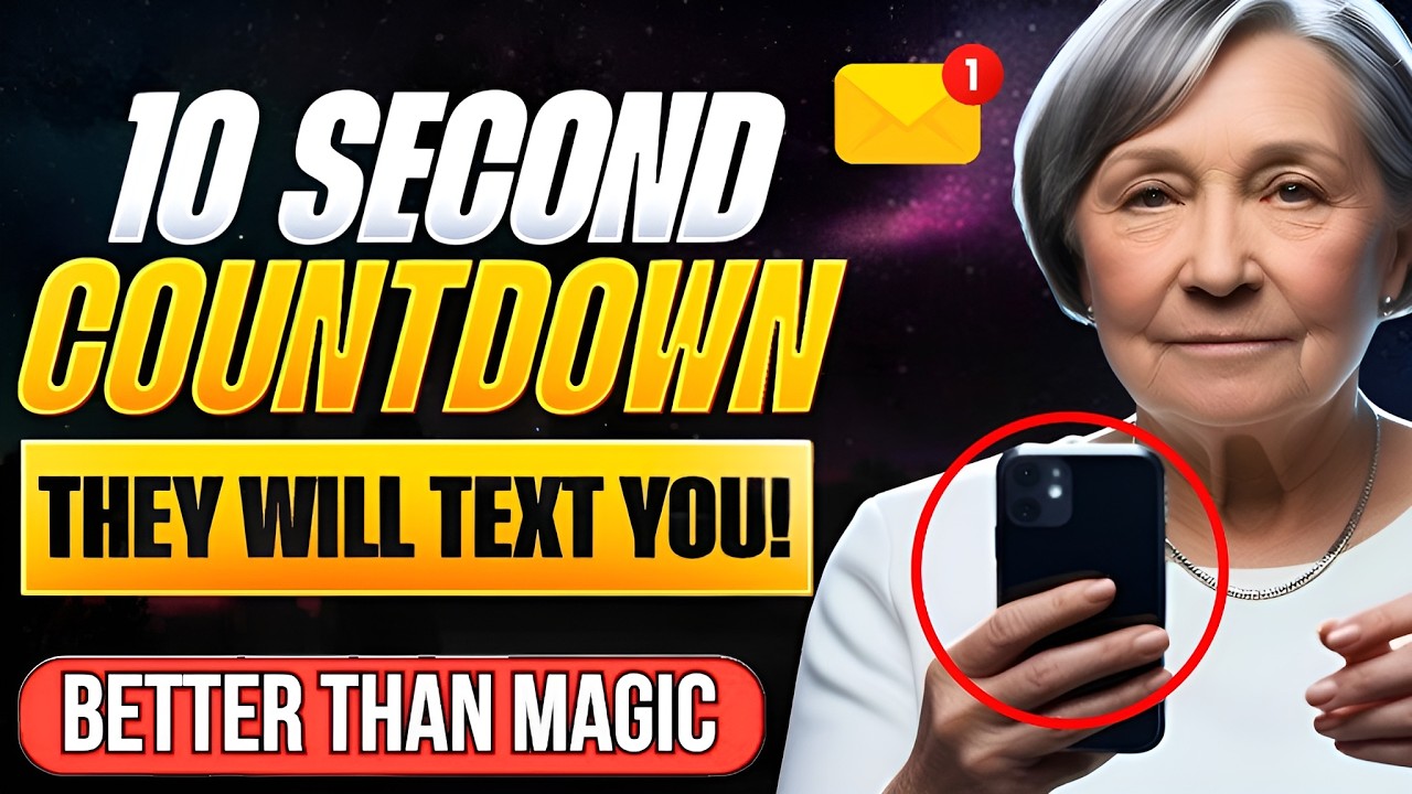 Make Them Text You In Just 10 Seconds | Secret Manifestation Technique | Law Of Attraction