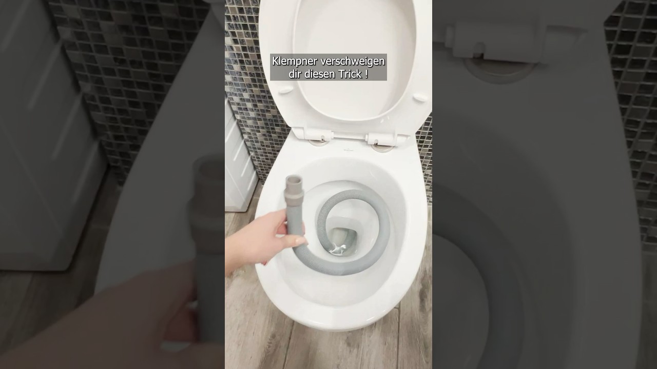Klempner verbergen das vor uns. Ein gew&ouml;hnlicher SCHLAUCH reicht aus