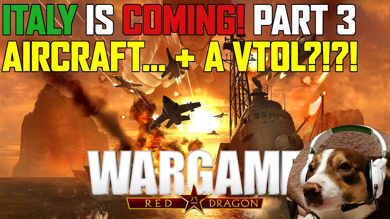 ITALY DLC - Aircraft Update... did they say VTOL? - Wargame Red Dragon