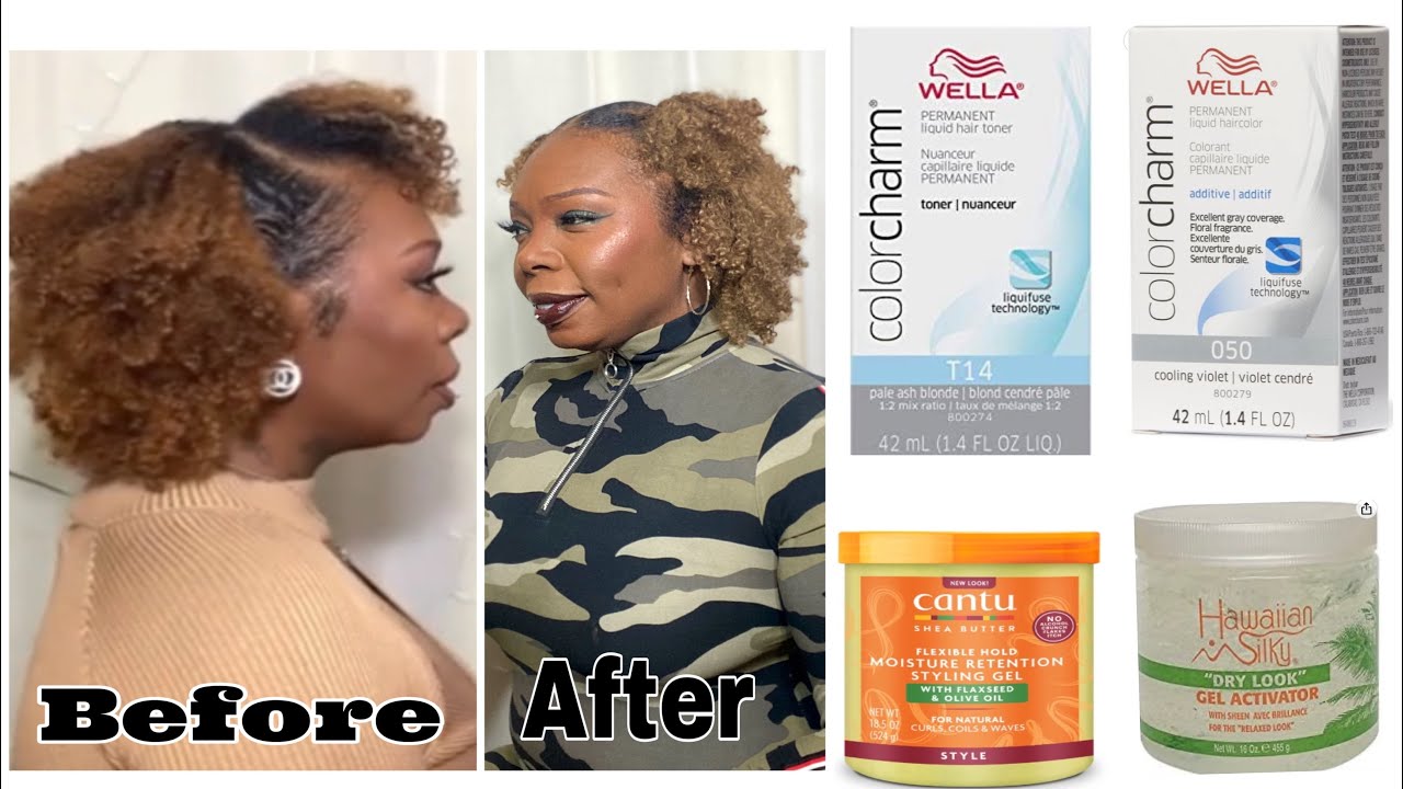 Orange N Brassy To Sandy Blonde/Wella Toner T14 & 050/Wash N Go w/ Cantù & Hawaiian Silky