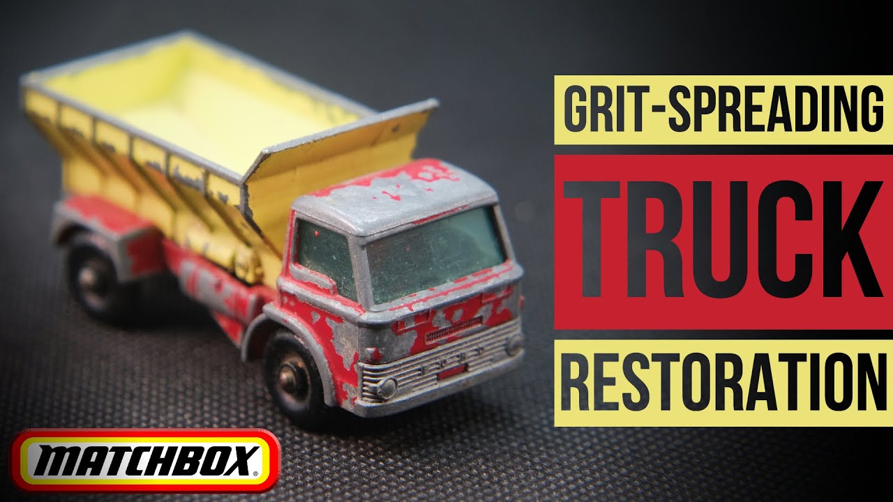 MATCHBOX restoration: 70B Ford Grit-Spreading Truck