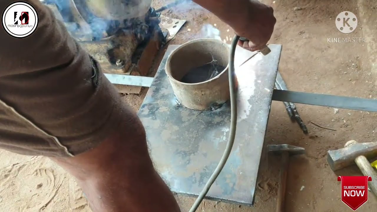 Ingredients mixer to make cement brick  Part 2 | pan Mixer Making Process | @machinekiduniya38034
