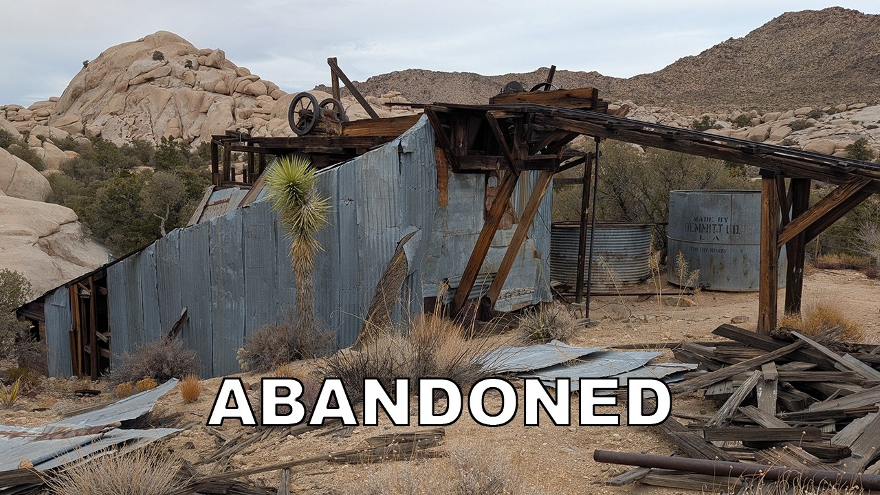 Hiking to Wall Street Mill - Joshua Tree National Park