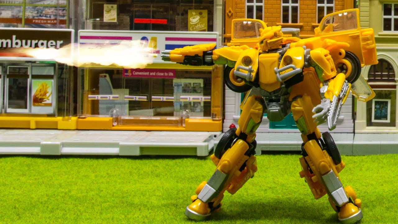 Transformers 2018 Bumblebee StopMotion Studio Series SS-18 VW Betle BUMBLEBEE Vehicle Car Robot Toy