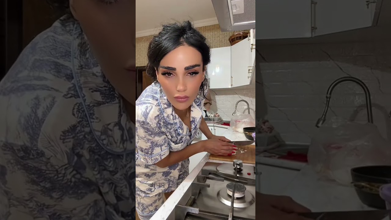 Nərmin Xanım Ləzzətli Yemək Biṣirir🥘