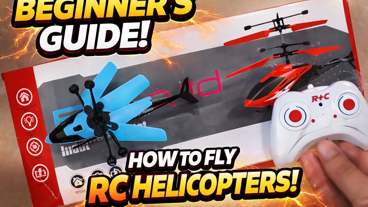 🚁 Flying RC Helicopter & Remote Control | Amazing Flight Demo 🚁