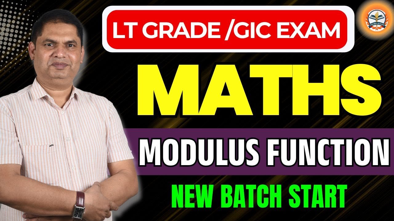 lt grade new vacancy 2025| lt grade gic maths preparation |LT Grade Maths Modulus function
