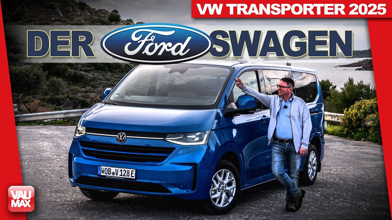 Fordswagen: 2025 VW Transporter Caravelle & Kastenwagen im Fahrbericht – Mehr Ford als VW?