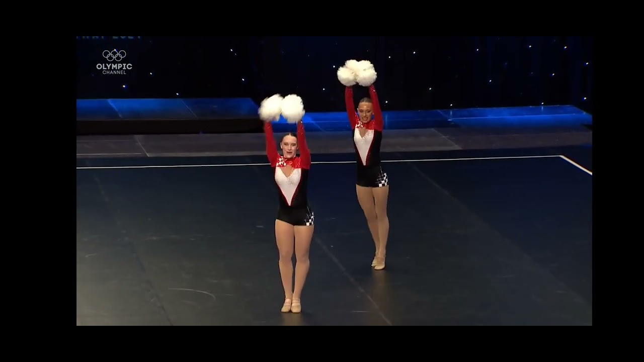 ICU Europeans 2024 - Senior Pom Doubles - Cheerleading club Noa Croatia