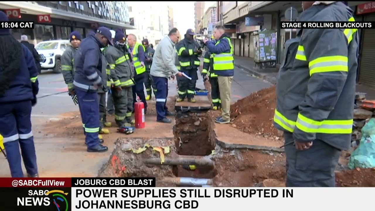 Power supply still disrupted in Johannesburg CBD