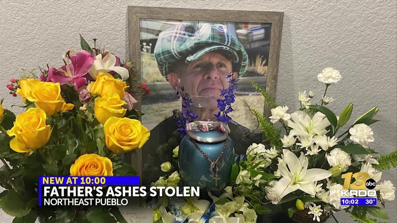 Father's ashes stolen during home break-in, Pueblo Police say it was 'targeted'