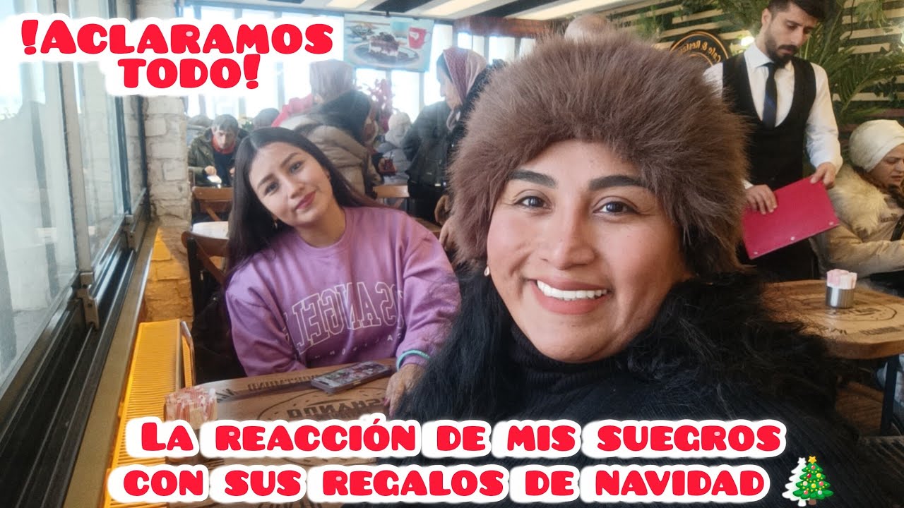 🥺MIEDO A LO QUE MIS SUEGROS IBAN A OPINAR🥺INTERCAMBIO DE REGALOS.LA MAMÁ DE MI AMIGA OPINA ESTO!👯‍♀️