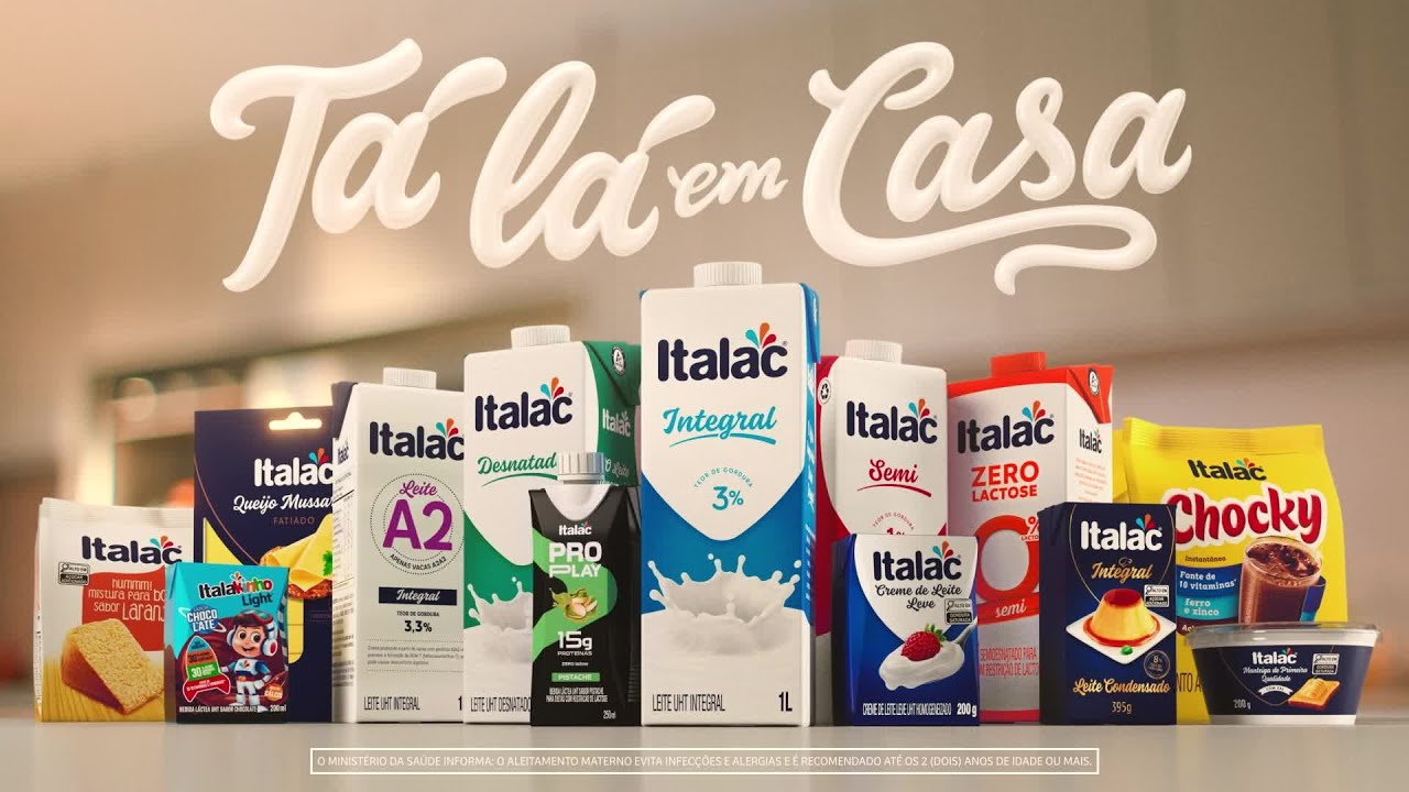 Italac. T&aacute; l&aacute; em casa.