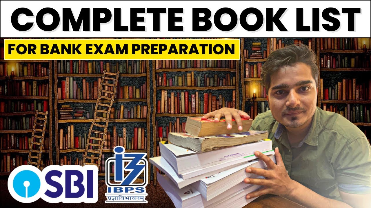 Best Books For Bank Exams | Booklist For SBI | IBPS PO & Clerk Exams | हिंदी में[CC]