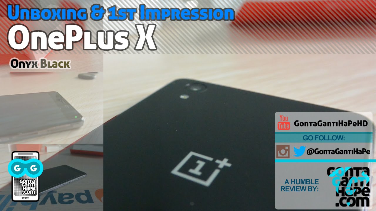 Unboxing, Hands-on & First Impression - OnePlus X - Indonesia