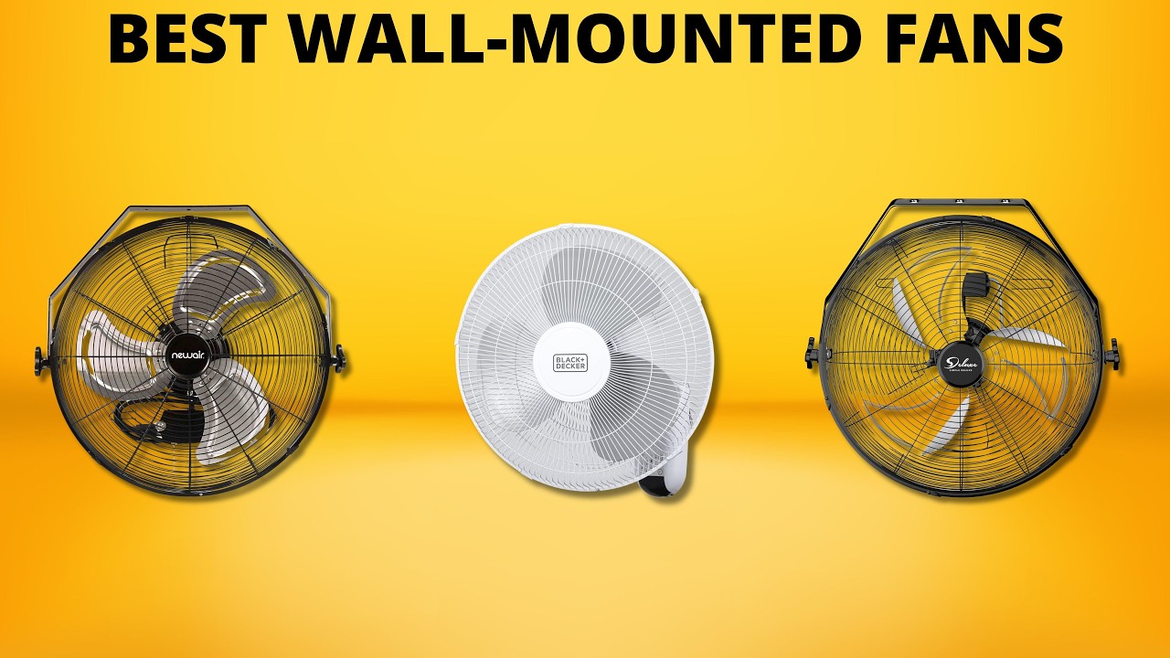 Best Wall Mounted Fans 2025 - (Watch Before You Purchase)