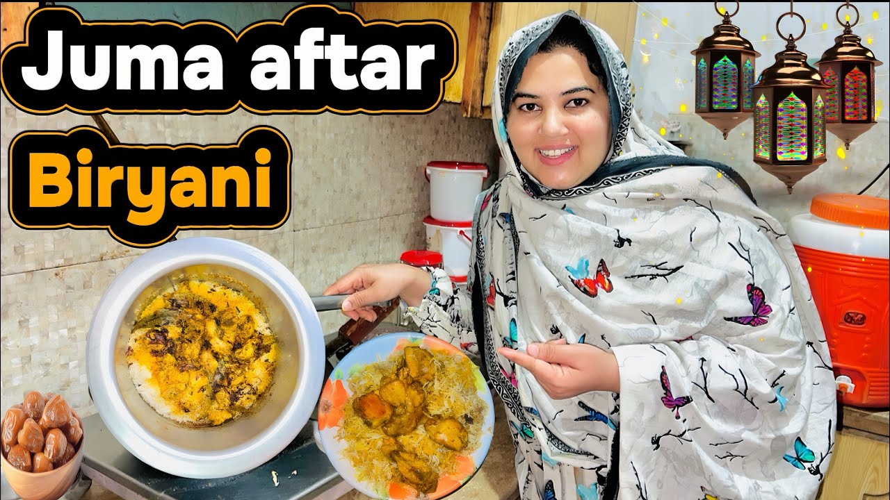 Juma🕌iftar Biryani/chicken biryani ki full recipe by#saharilyas786vlog