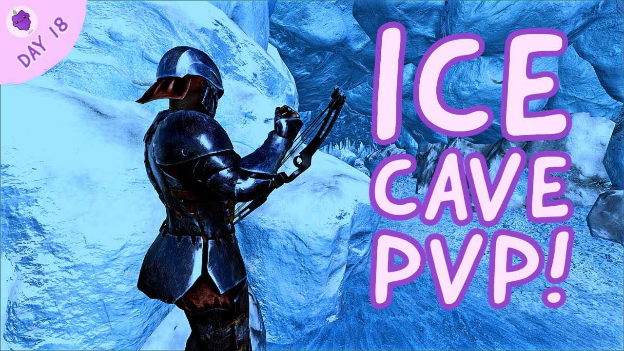 Destroying An Ice Cave! - Ark Small Tribes - Day 18