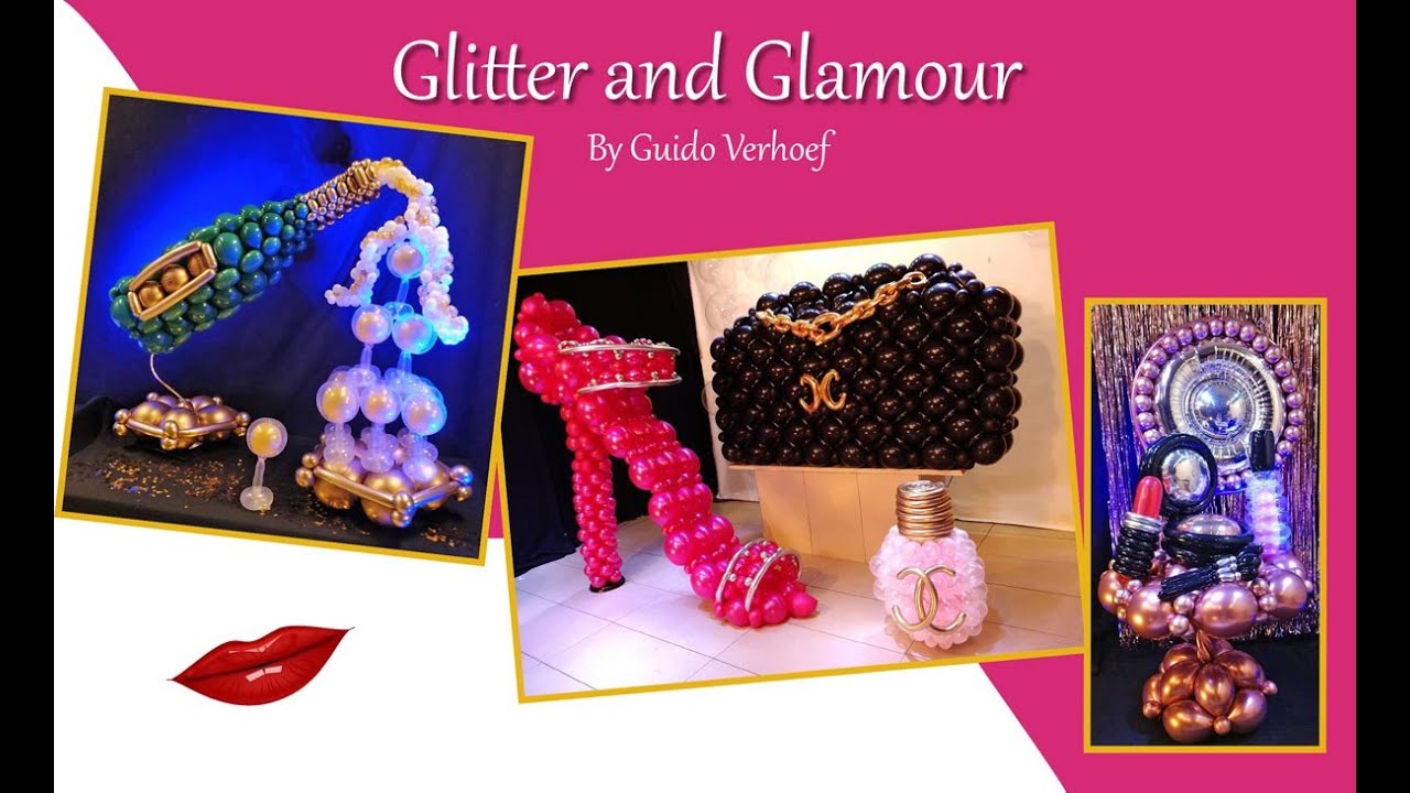 Glossy Glitter and Glamour Balloon Decor Video Course by Guido Verhoef