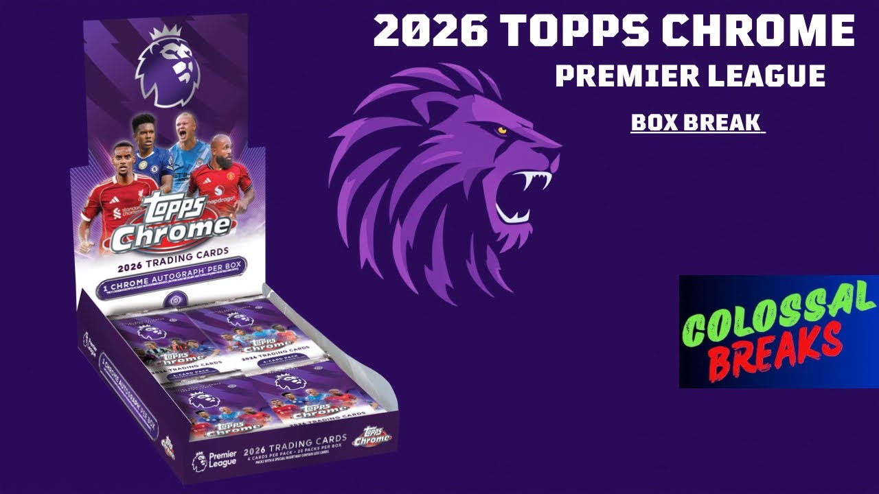 2026 Topps Chrome Premier League Soccer ⚽️🥅 Box Break  #topps #sportscards #soccer 