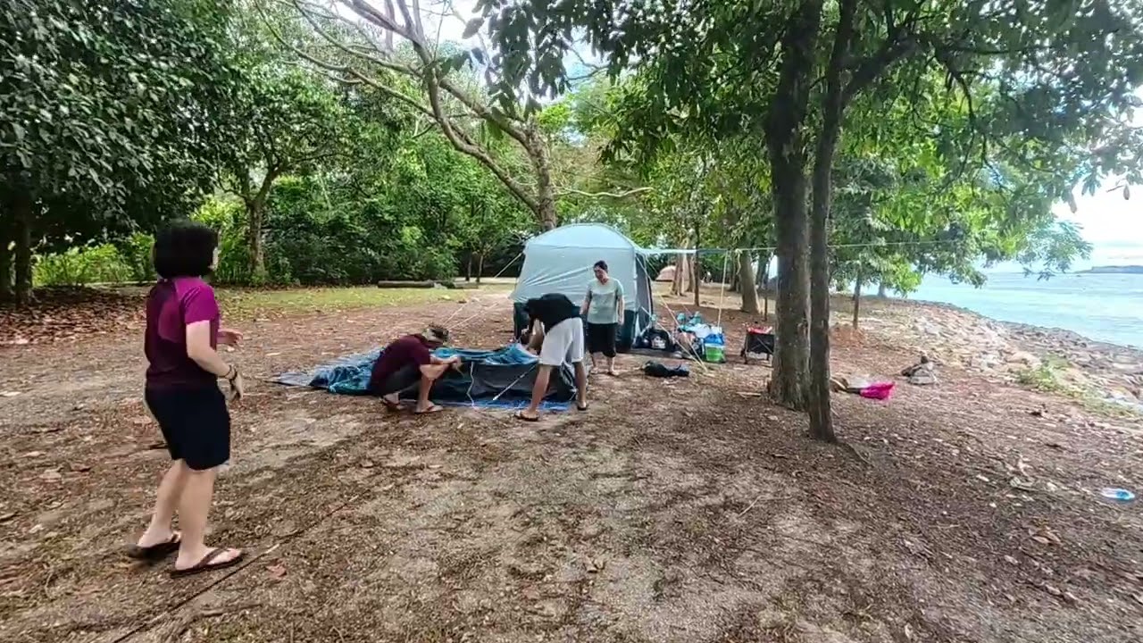 CNY camping at Pulau Ubin
