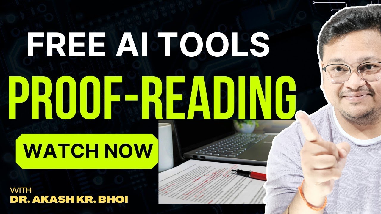 Top 10 Free AI Proofreading Tools You Should Be Using in 2025! || Hinglish