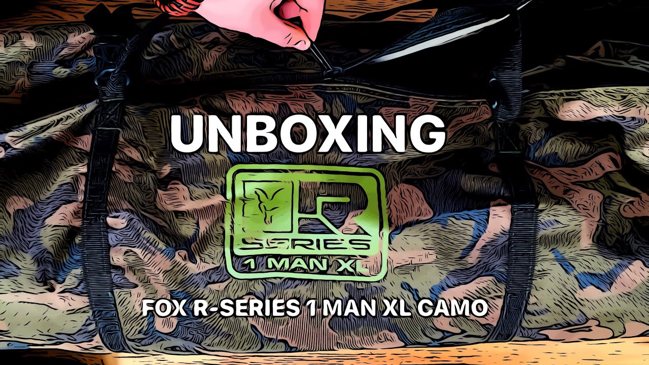 FOX R-SERIES 1 MAN XL BIVVY CAMO UNBOXING - Konečně jsem si koupil pořádnej bivak a jdu ho rozbalit!