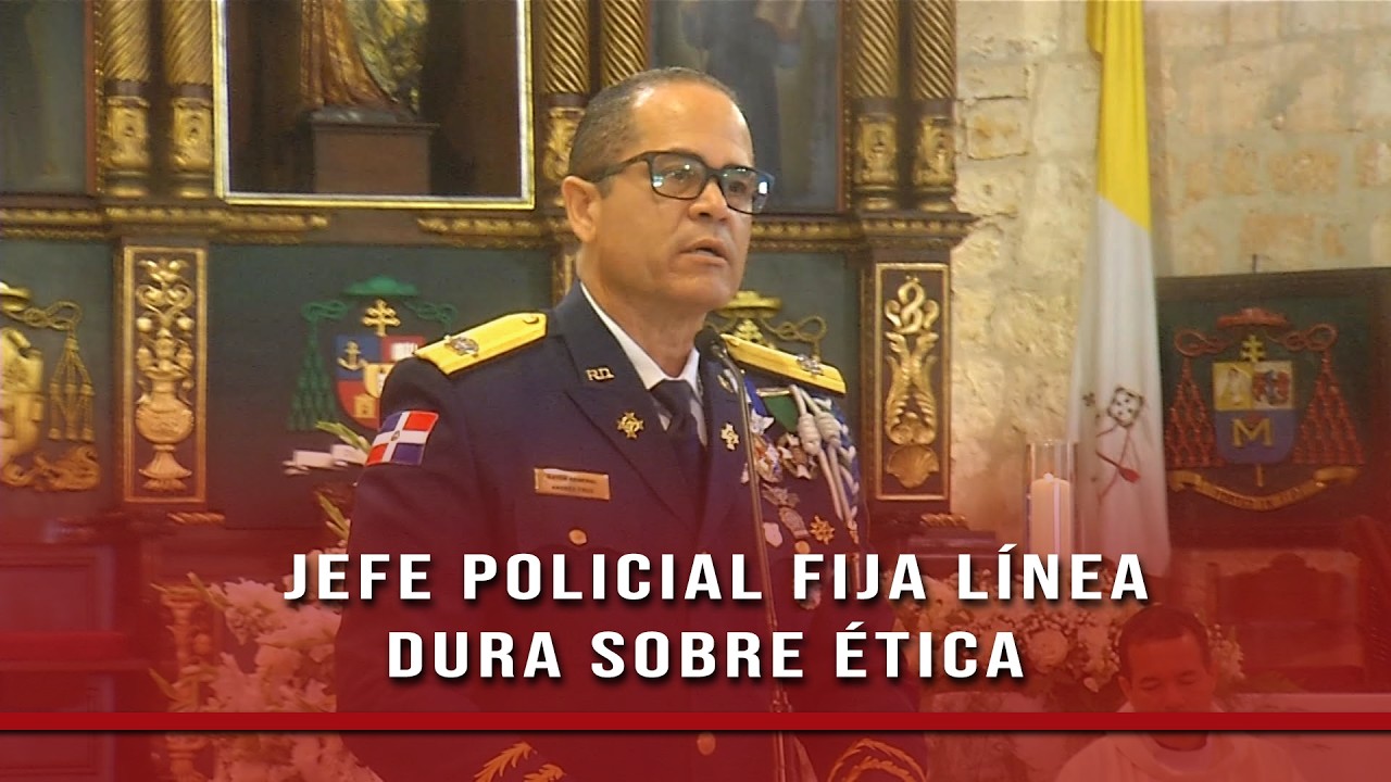 Director de la Policía Nacional afirma integridad de agentes no es negociable
