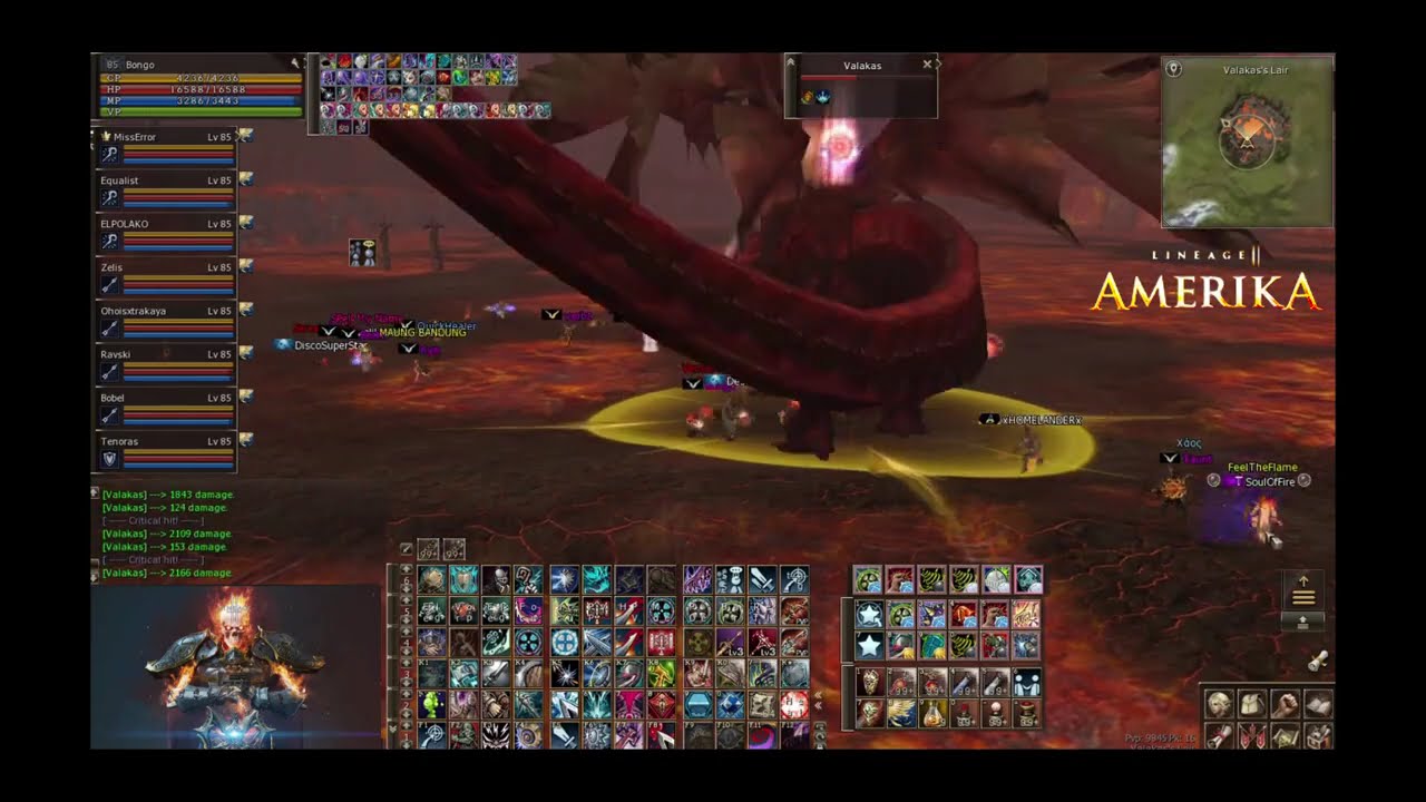 L2 AMERIKA Epic Boss Valakas - ReUnion Clan