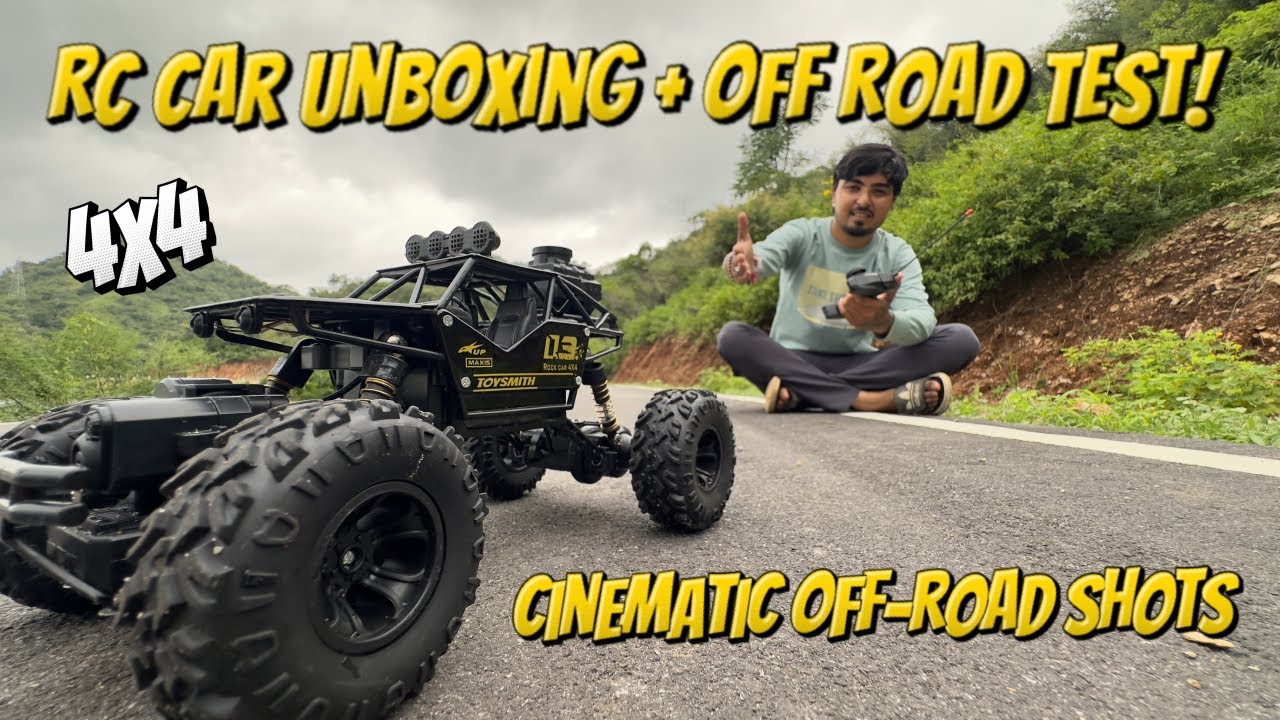 Unboxing My RC Rock Crawler 🚙 Epic Off-Road Cinematic Shots 😱 On-Road vs Off-Road Full Test 🔥 090