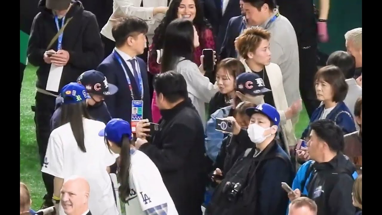 井上尚弥チャンプが東京ドームに来てくれて、日本人選手たちも嬉しいでしょうね！ドジャースタジアムにも来てくれたので、大谷翔平選手とは嬉しい再会ですね！dodgers#cubs#開幕戦##boxer