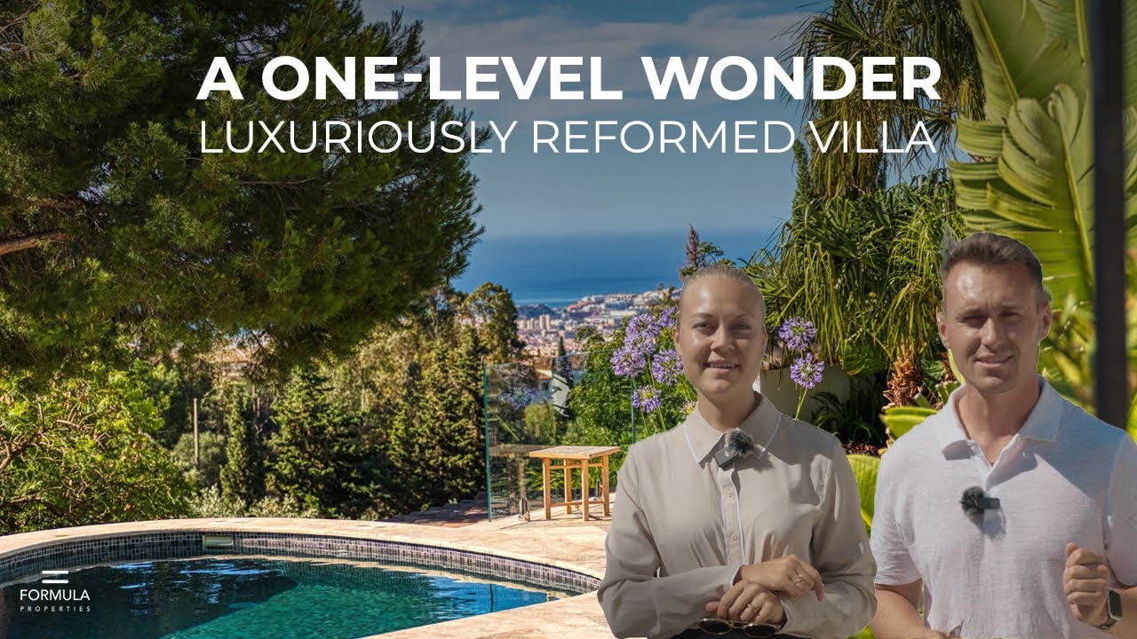 Luxurious one-level villa Property Tour I Mijas Pueblo, Costa del Sol