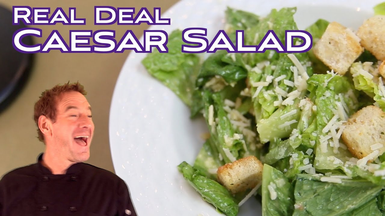 Real Deal Caesar Salad! with the Wine Geek Food Freak!
