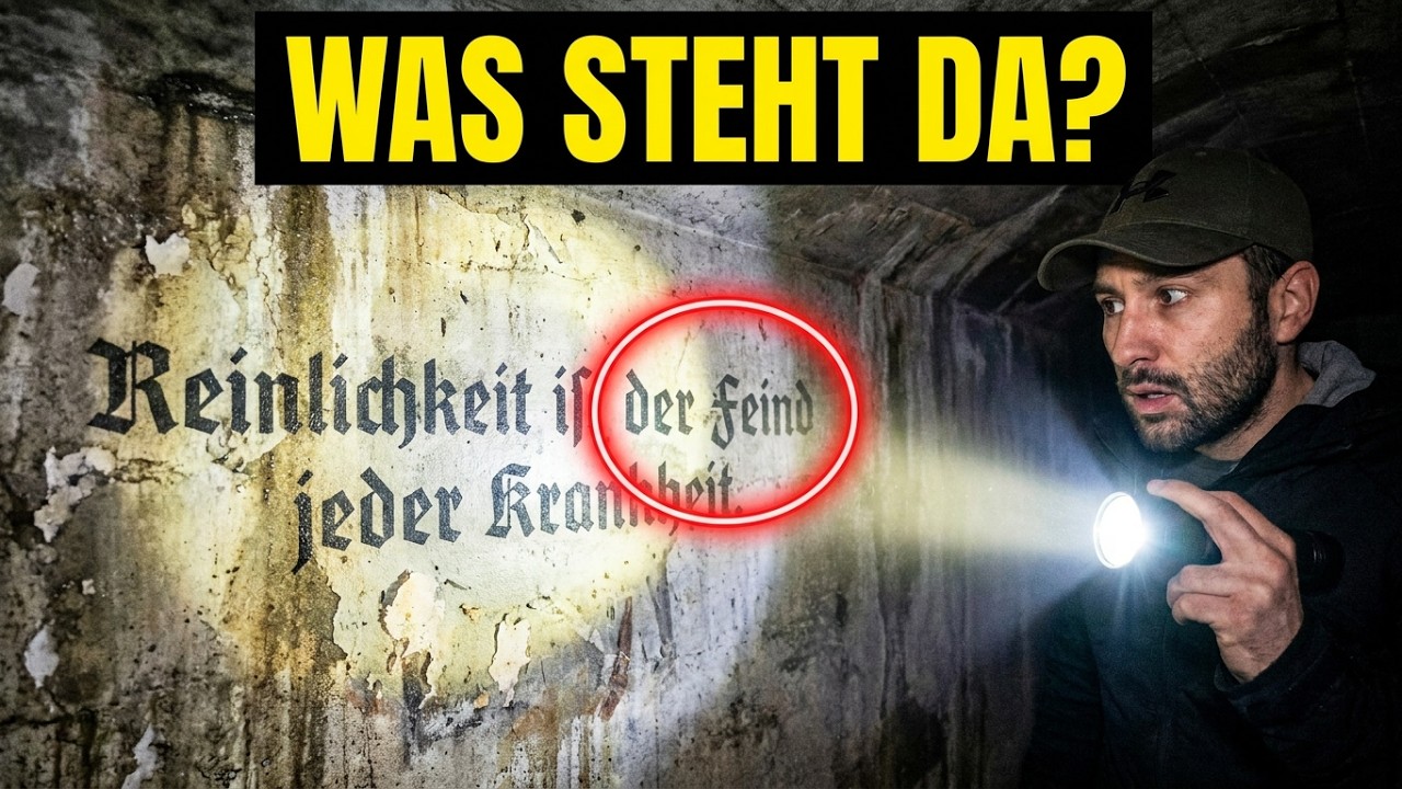 😮 Die geheimnisvollsten Wandbilder, die wir je in einem Bunker gefunden haben!